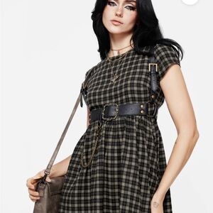 Disturbia Terra Mini Smock Shirt Dress
